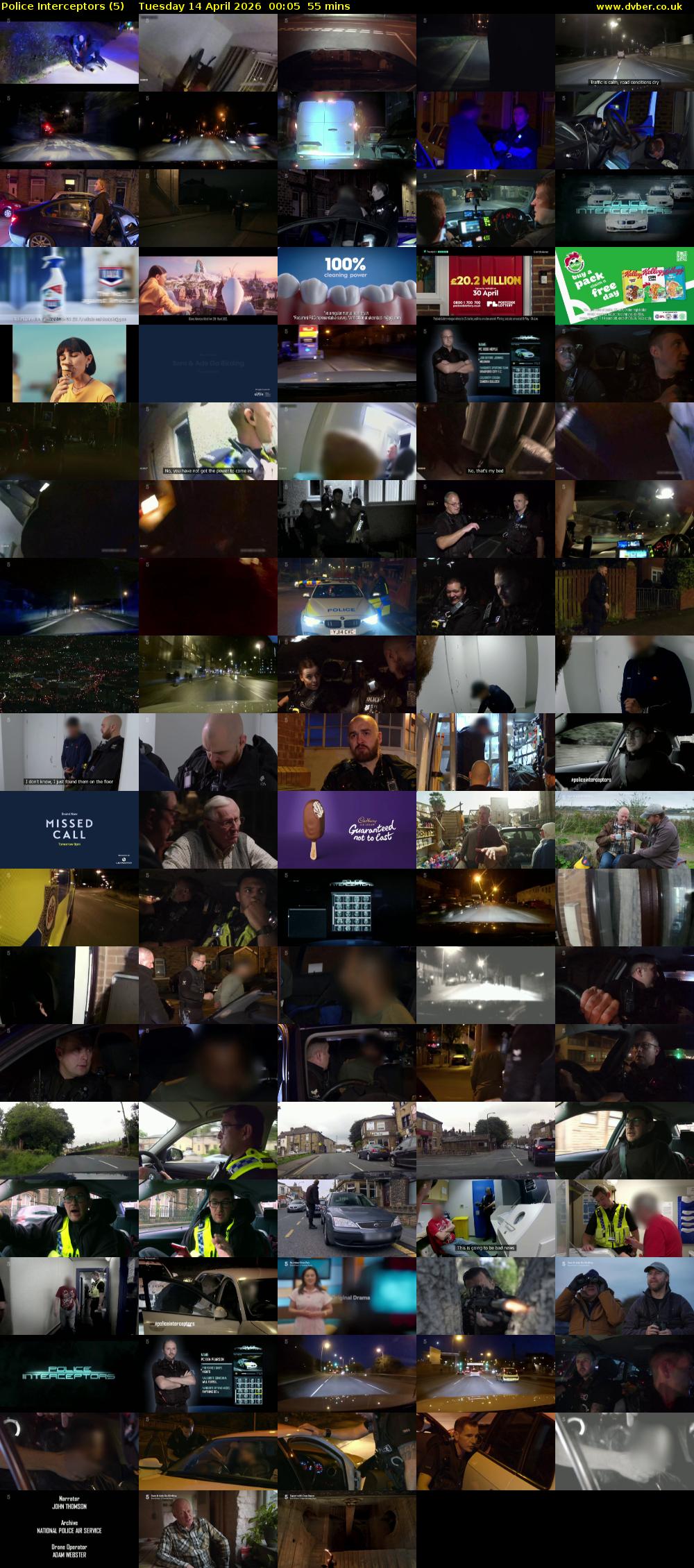 Police Interceptors (5) Tuesday 14 April 2026 00:05 - 01:00