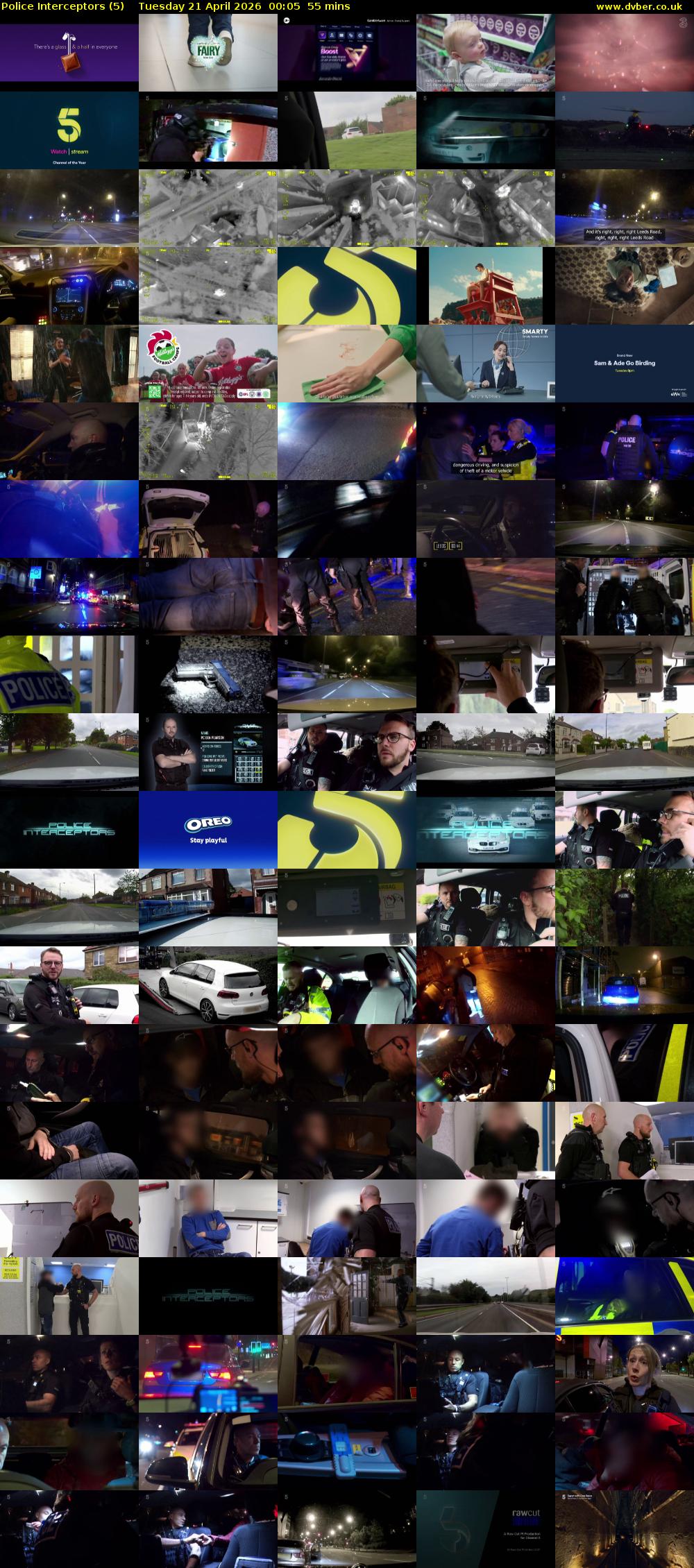 Police Interceptors (5) Tuesday 21 April 2026 00:05 - 01:00