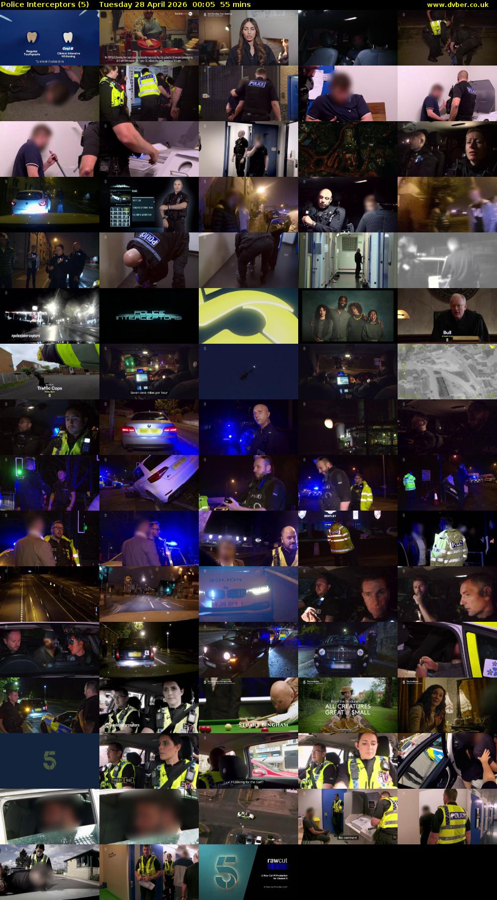 Police Interceptors (5) Tuesday 28 April 2026 00:05 - 01:00