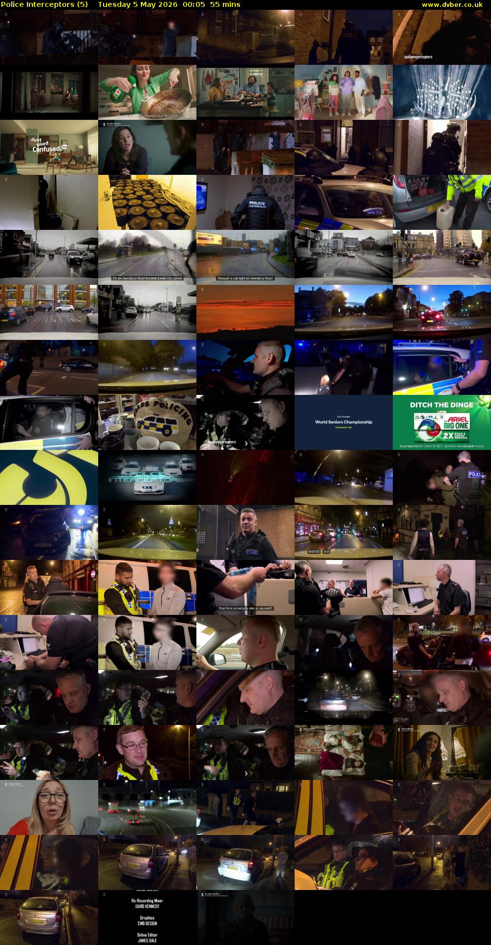 Police Interceptors (5) Tuesday 5 May 2026 00:05 - 01:00