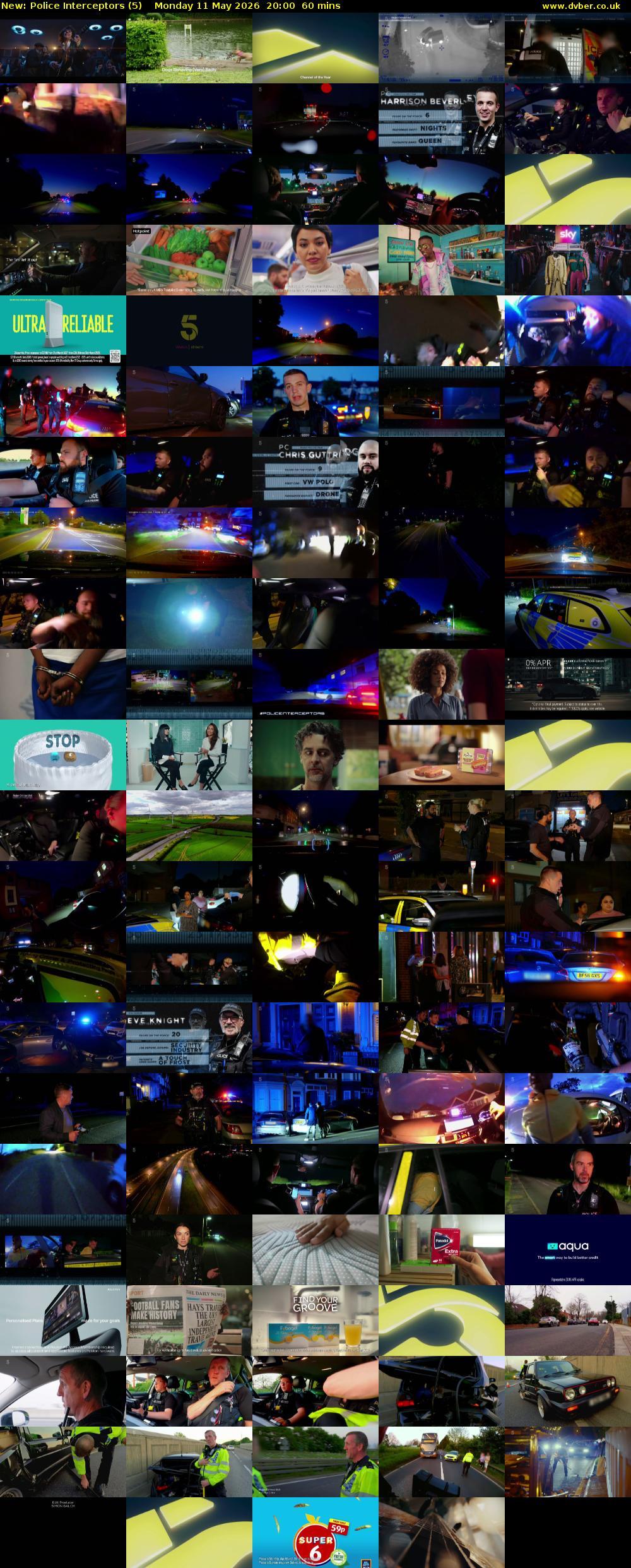 Police Interceptors (5) Monday 11 May 2026 20:00 - 21:00
