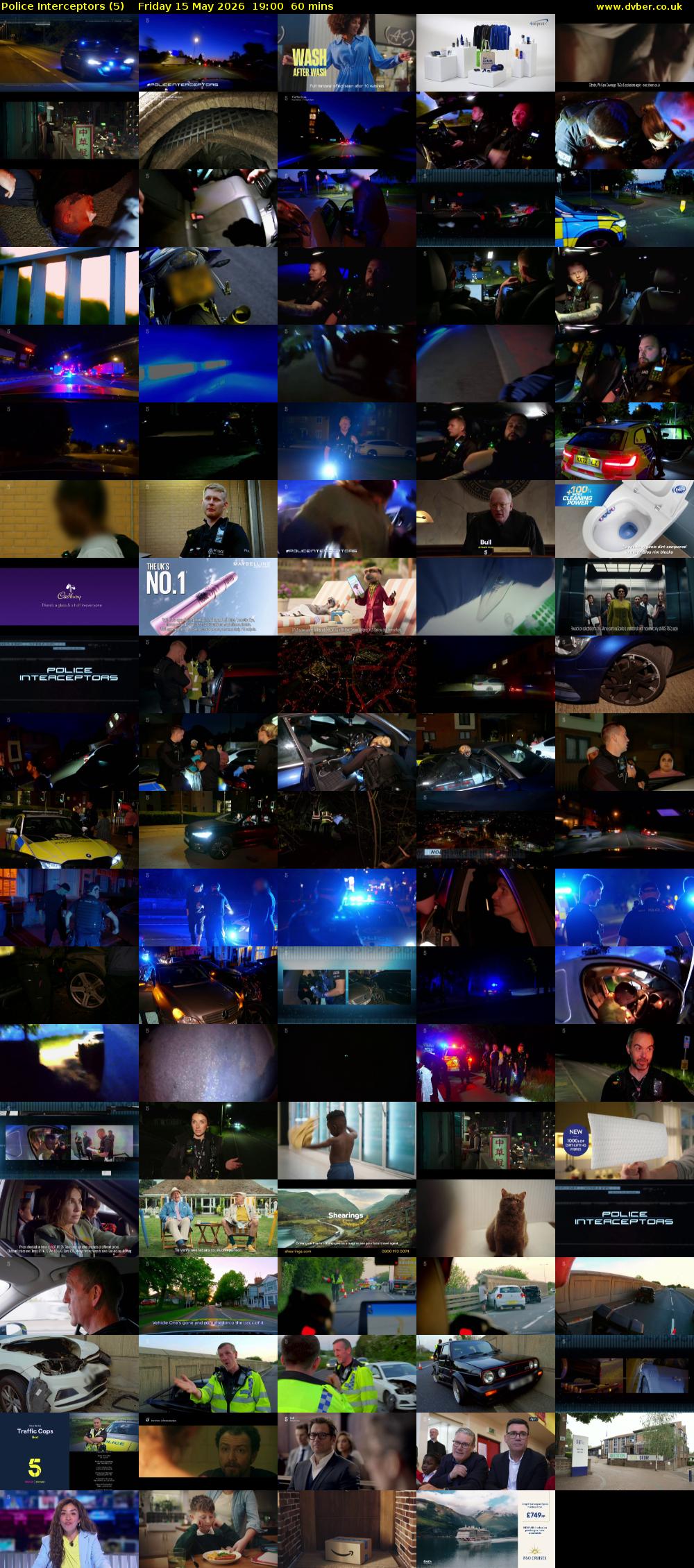 Police Interceptors (5) Friday 15 May 2026 19:00 - 20:00