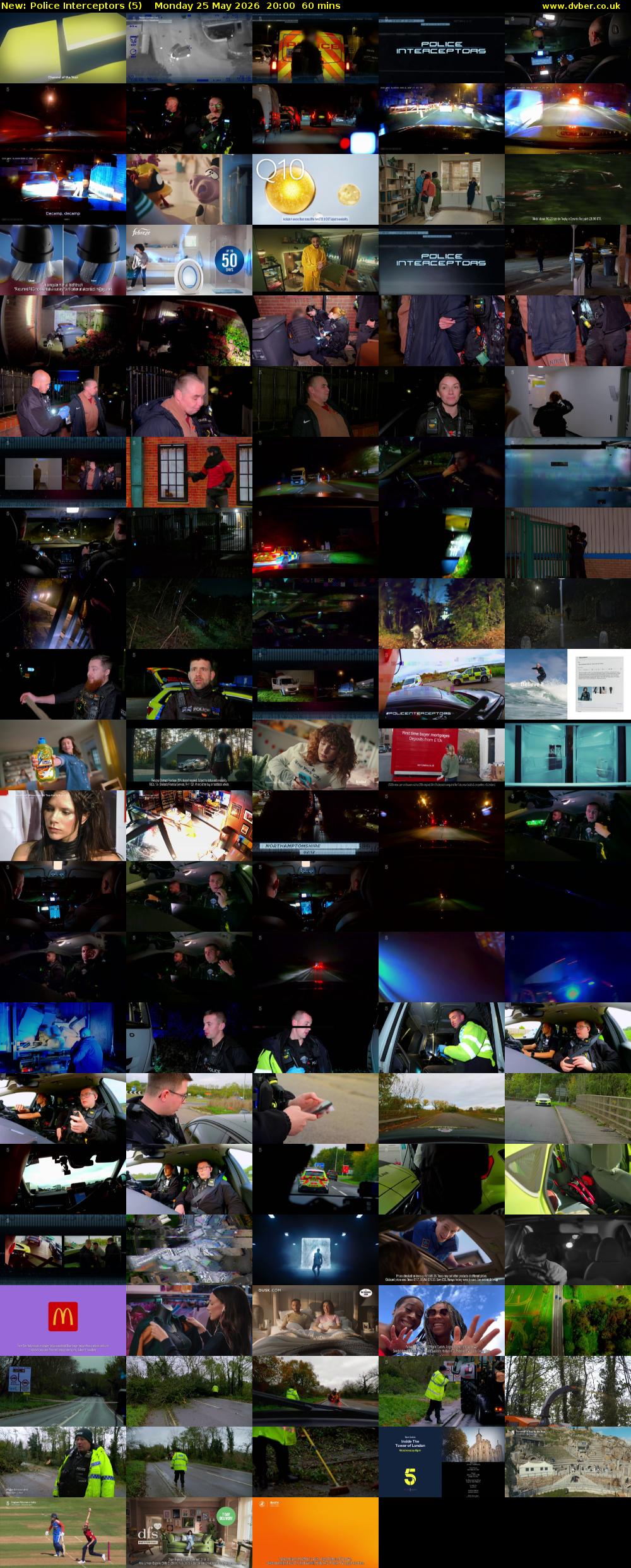 Police Interceptors (5) Monday 25 May 2026 20:00 - 21:00