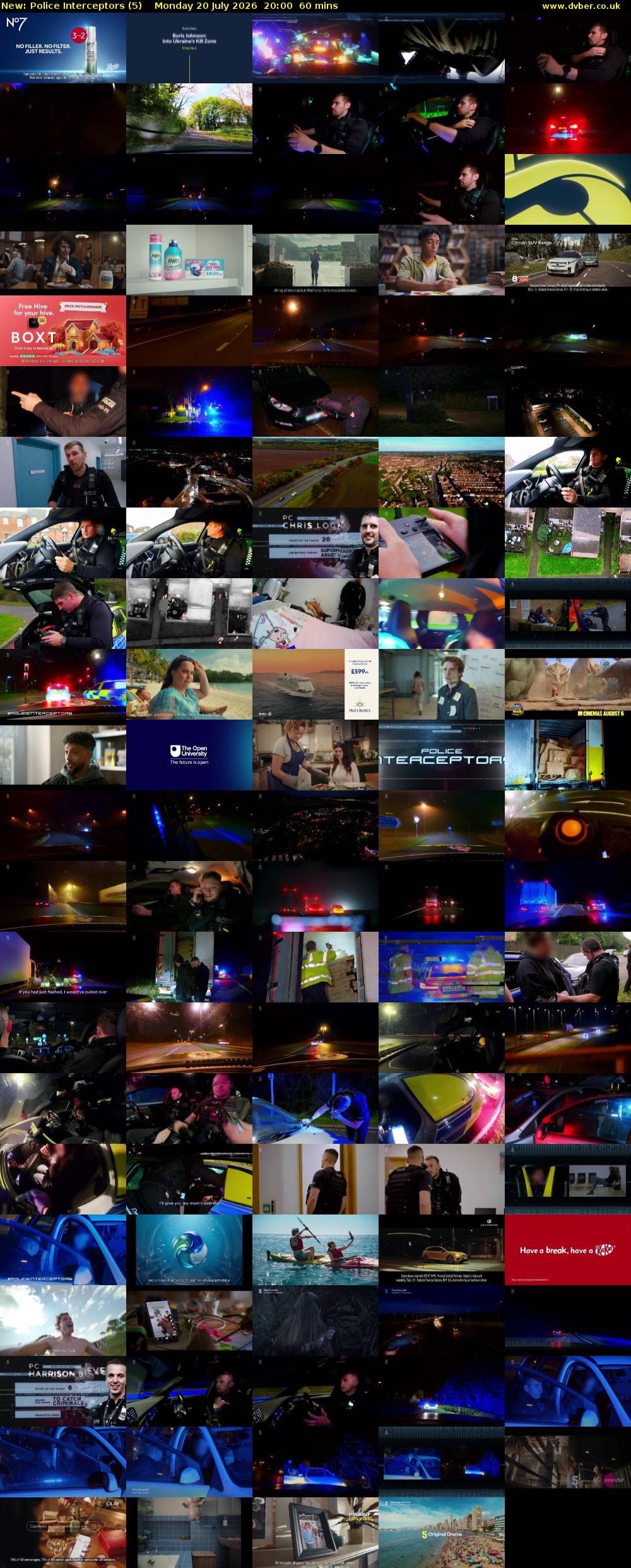 Police Interceptors (5) Monday 20 July 2026 20:00 - 21:00