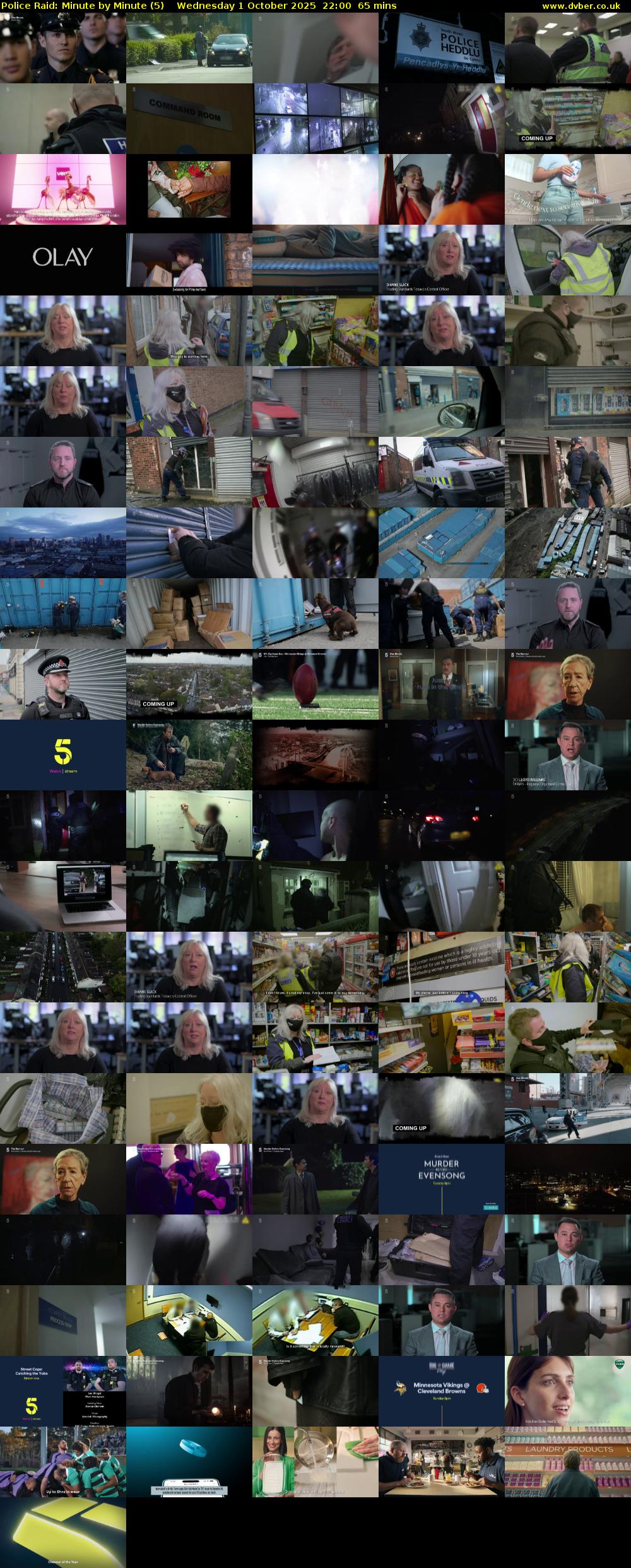Police Raid: Minute by Minute (5) Wednesday 1 October 2025 22:00 - 23:05
