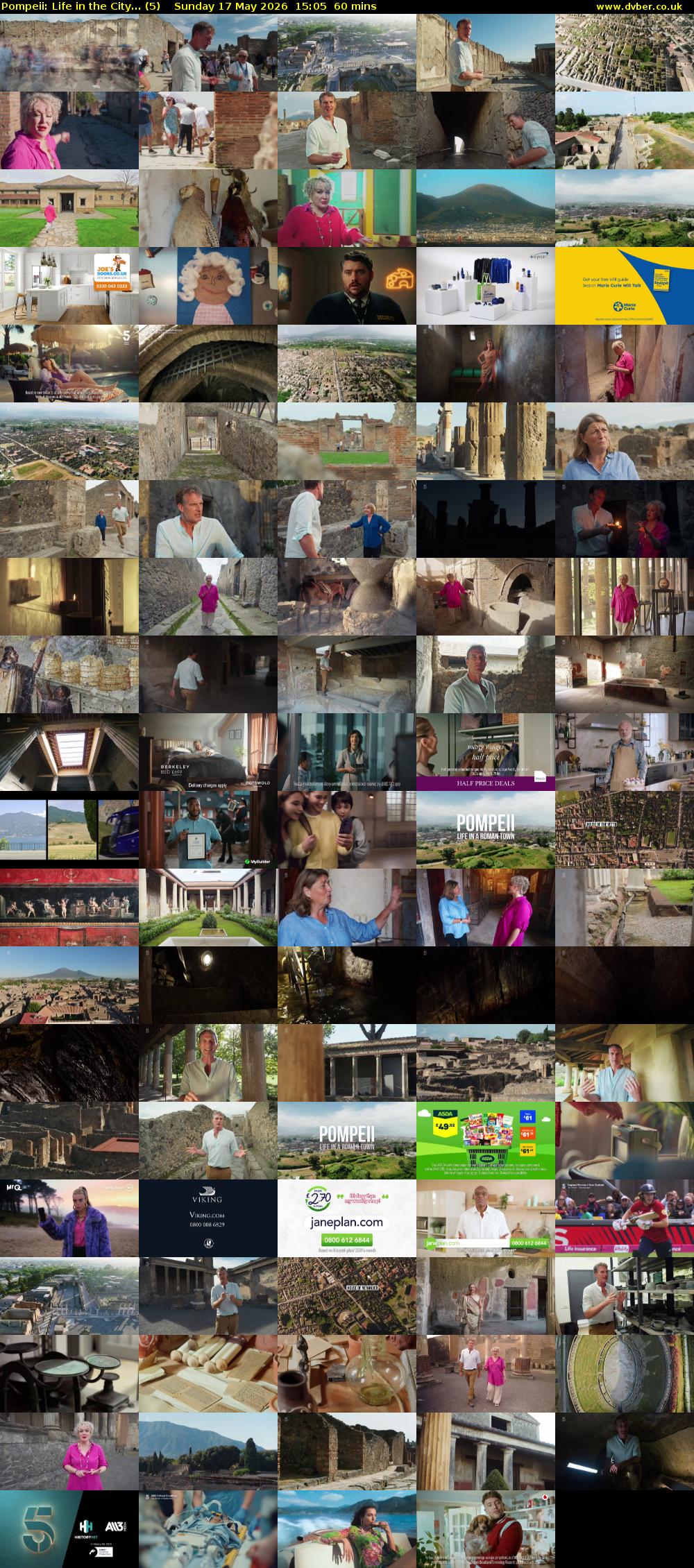 Pompeii: Life in the City... (5) Sunday 17 May 2026 15:05 - 16:05