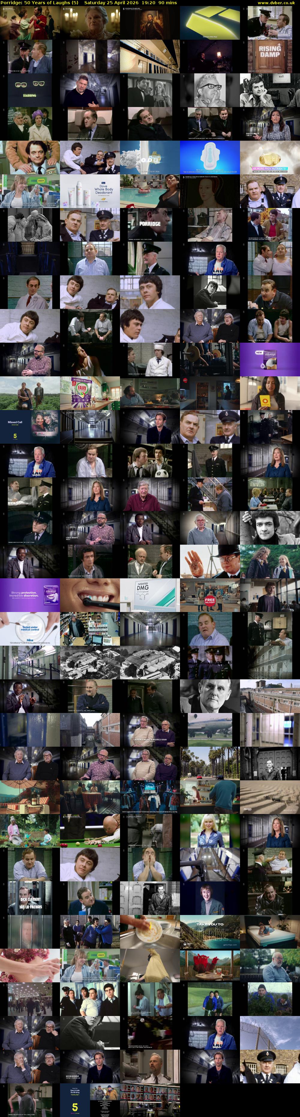 Porridge: 50 Years of Laughs (5) Saturday 25 April 2026 19:20 - 20:50