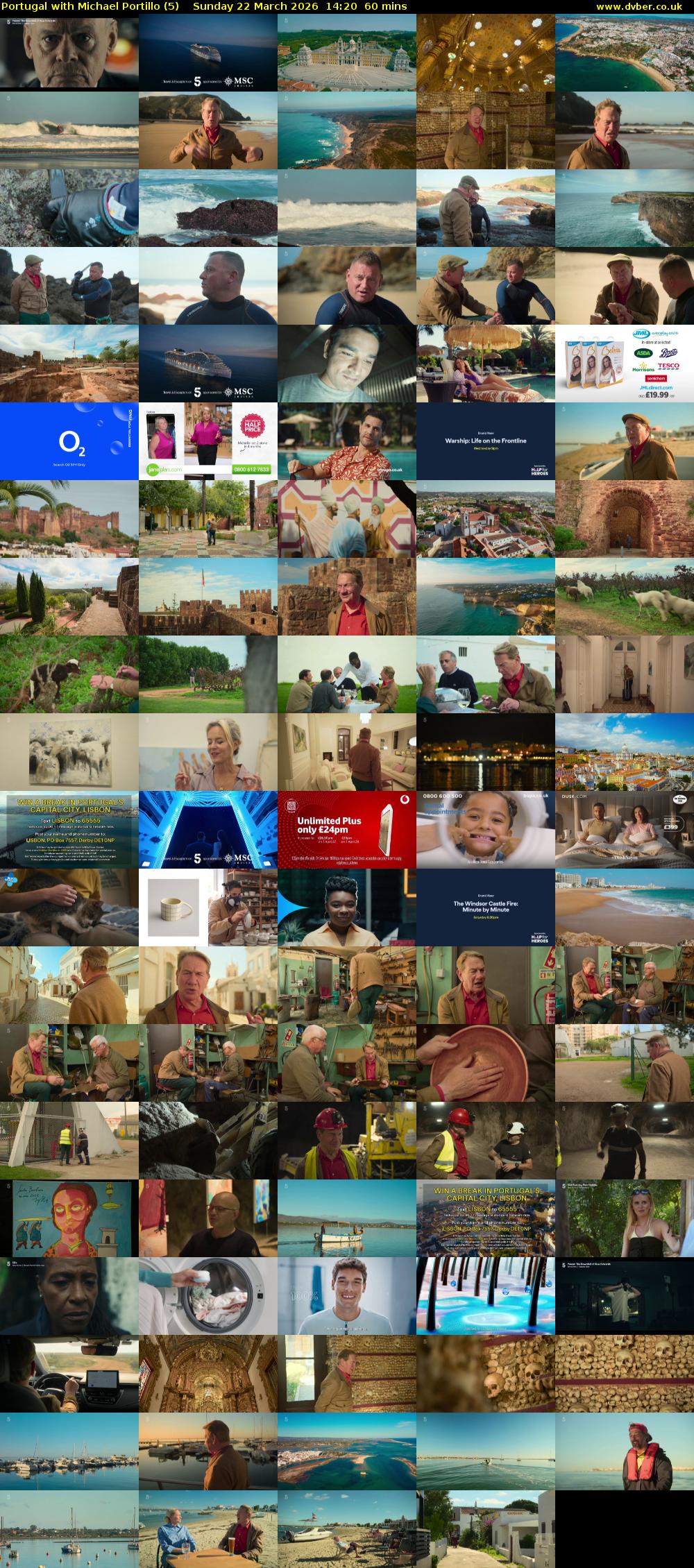 Portugal with Michael Portillo (5) Sunday 22 March 2026 14:20 - 15:20