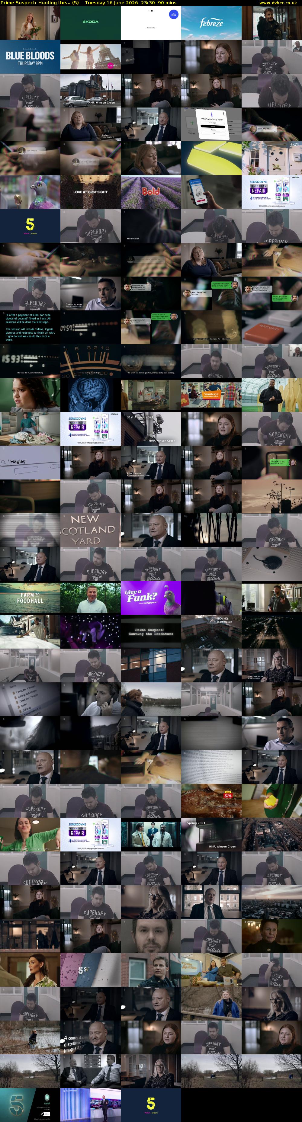Prime Suspect: Hunting the... (5) Tuesday 16 June 2026 23:30 - 01:00