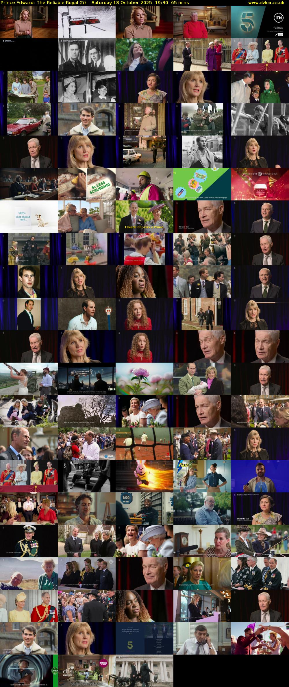 Prince Edward: The Reliable Royal (5) Saturday 18 October 2025 19:30 - 20:35