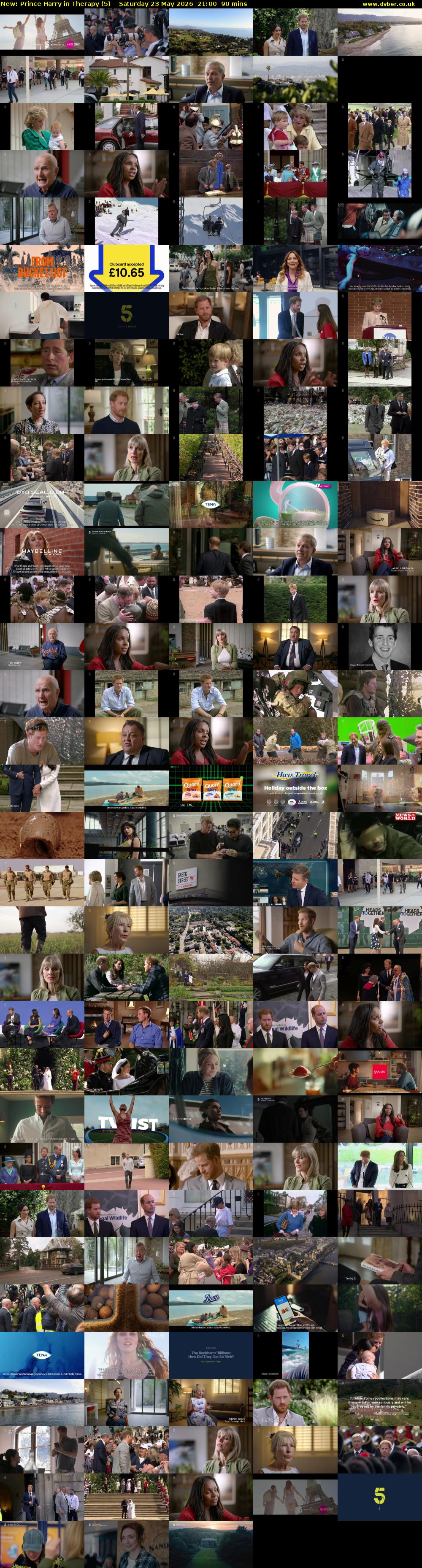 Prince Harry in Therapy (5) Saturday 23 May 2026 21:00 - 22:30