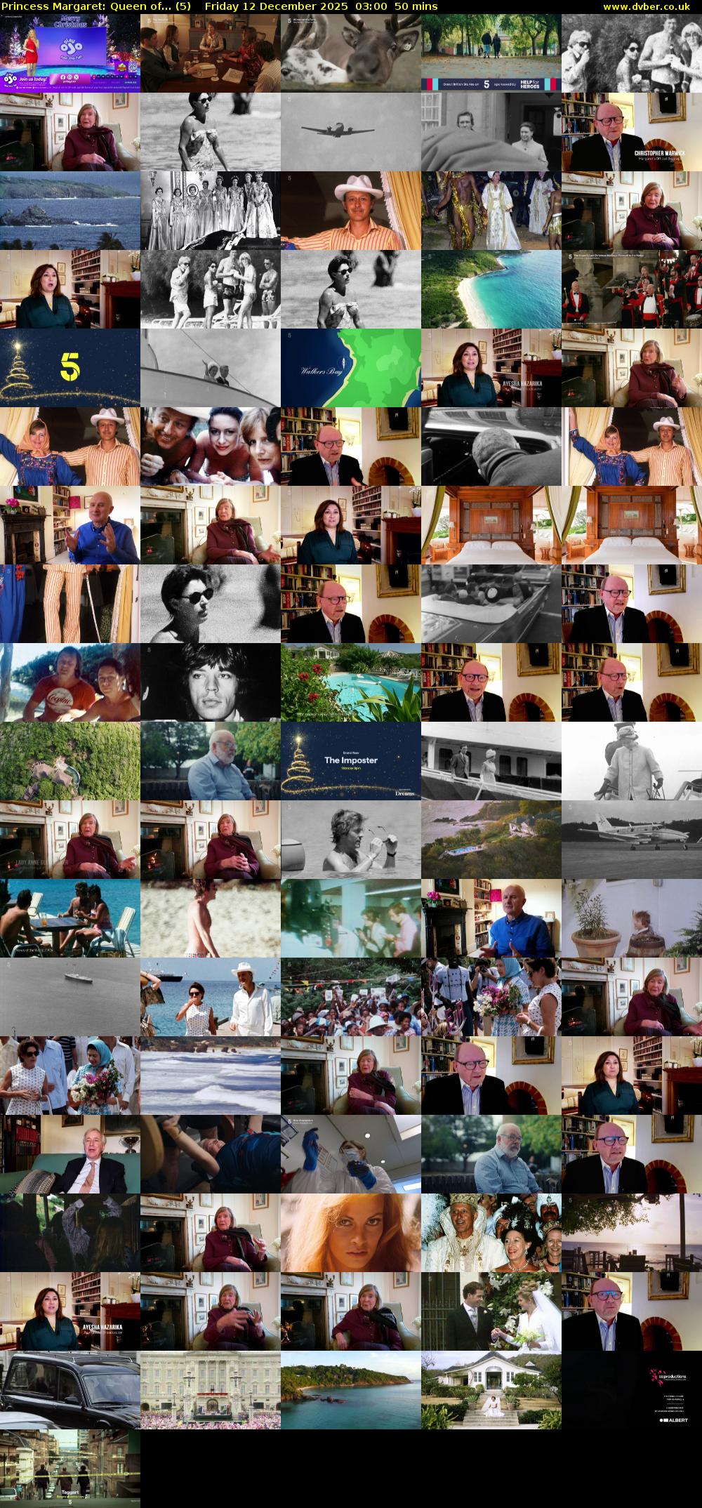 Princess Margaret: Queen of... (5) Friday 12 December 2025 03:00 - 03:50