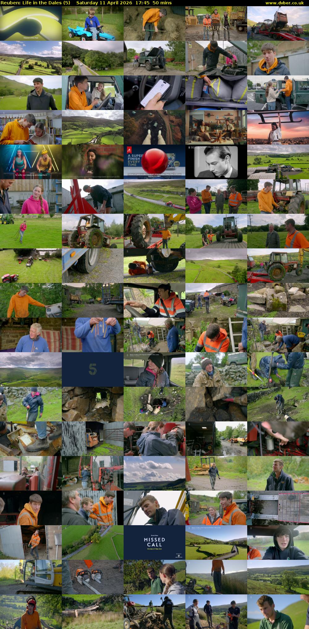 Reuben: Life in the Dales (5) Saturday 11 April 2026 17:45 - 18:35