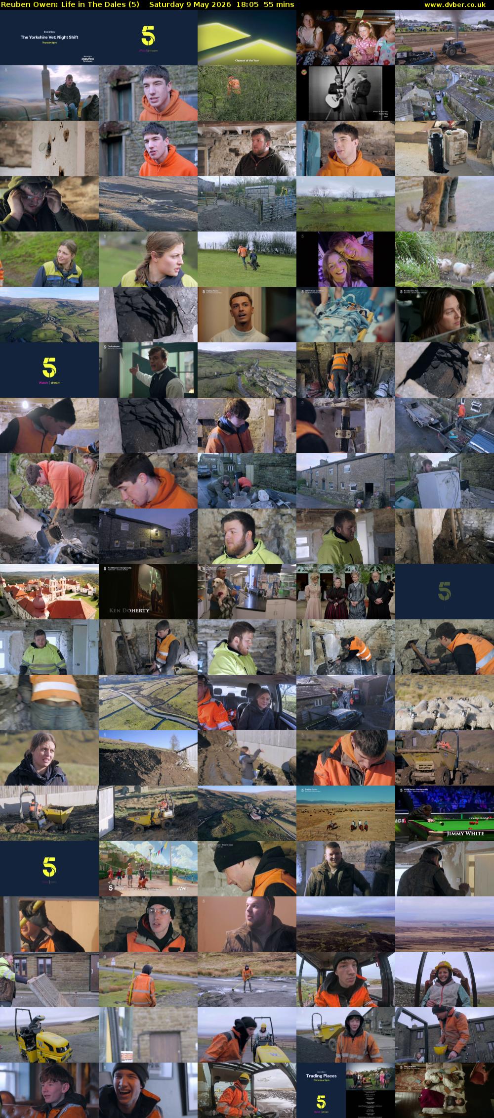 Reuben Owen: Life in The Dales (5) Saturday 9 May 2026 18:05 - 19:00