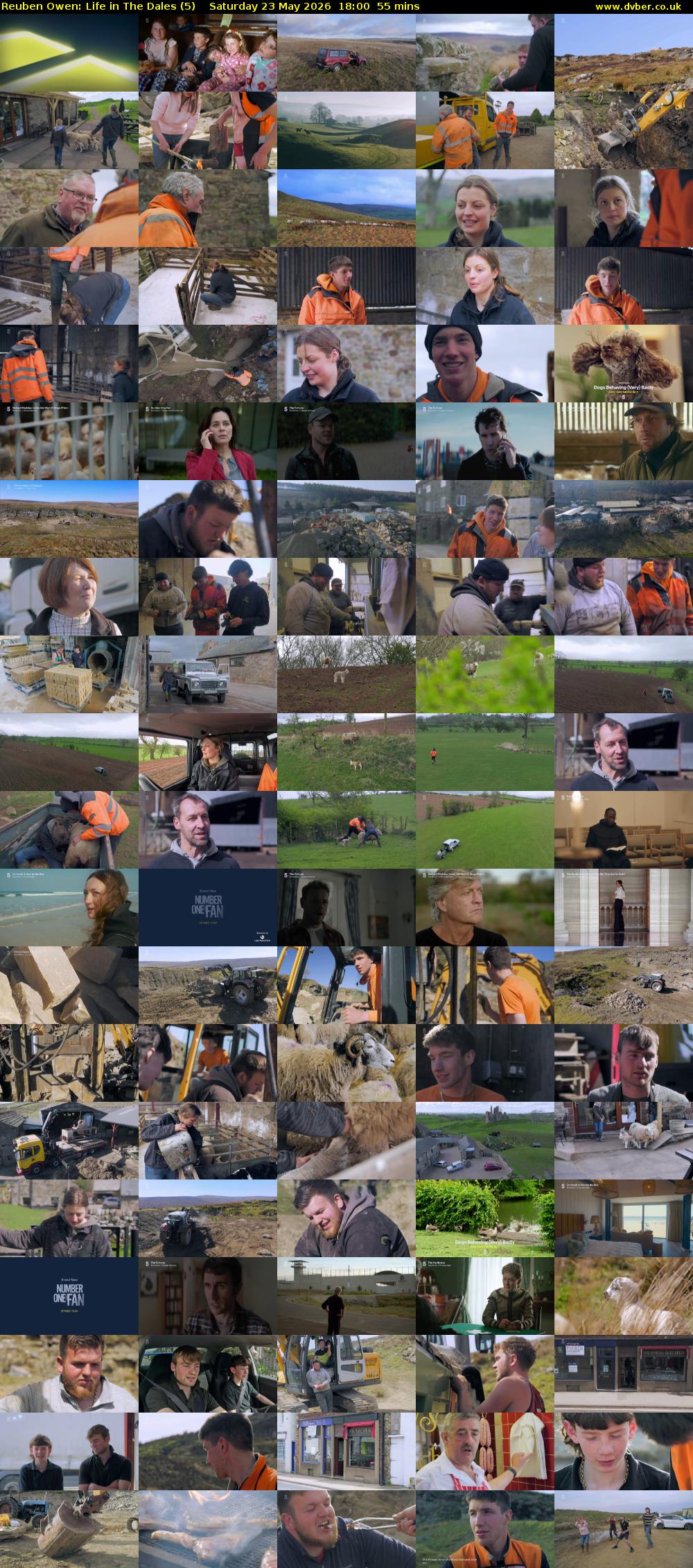 Reuben Owen: Life in The Dales (5) Saturday 23 May 2026 18:00 - 18:55