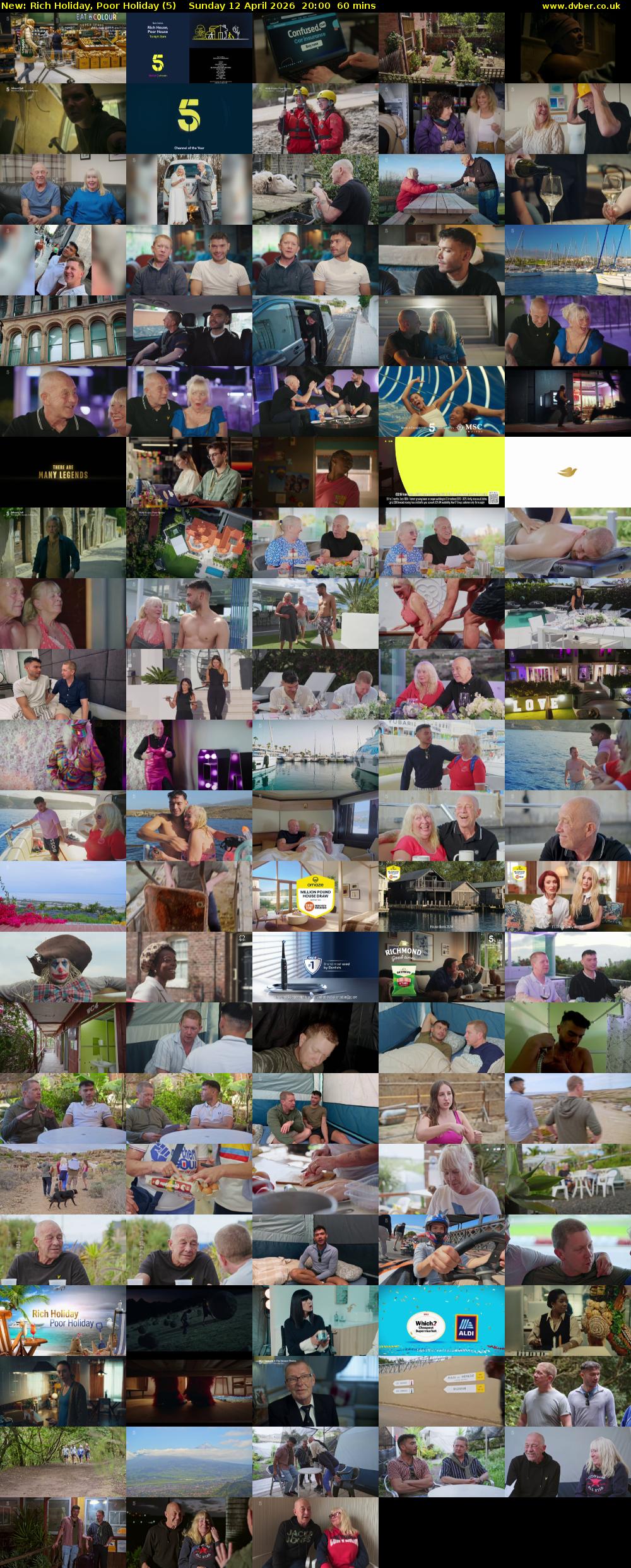 Rich Holiday, Poor Holiday (5) Sunday 12 April 2026 20:00 - 21:00