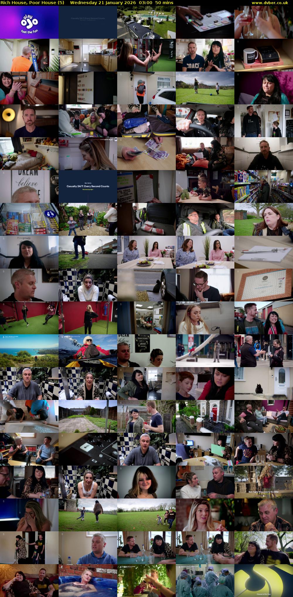 Rich House, Poor House (5) Wednesday 21 January 2026 03:00 - 03:50