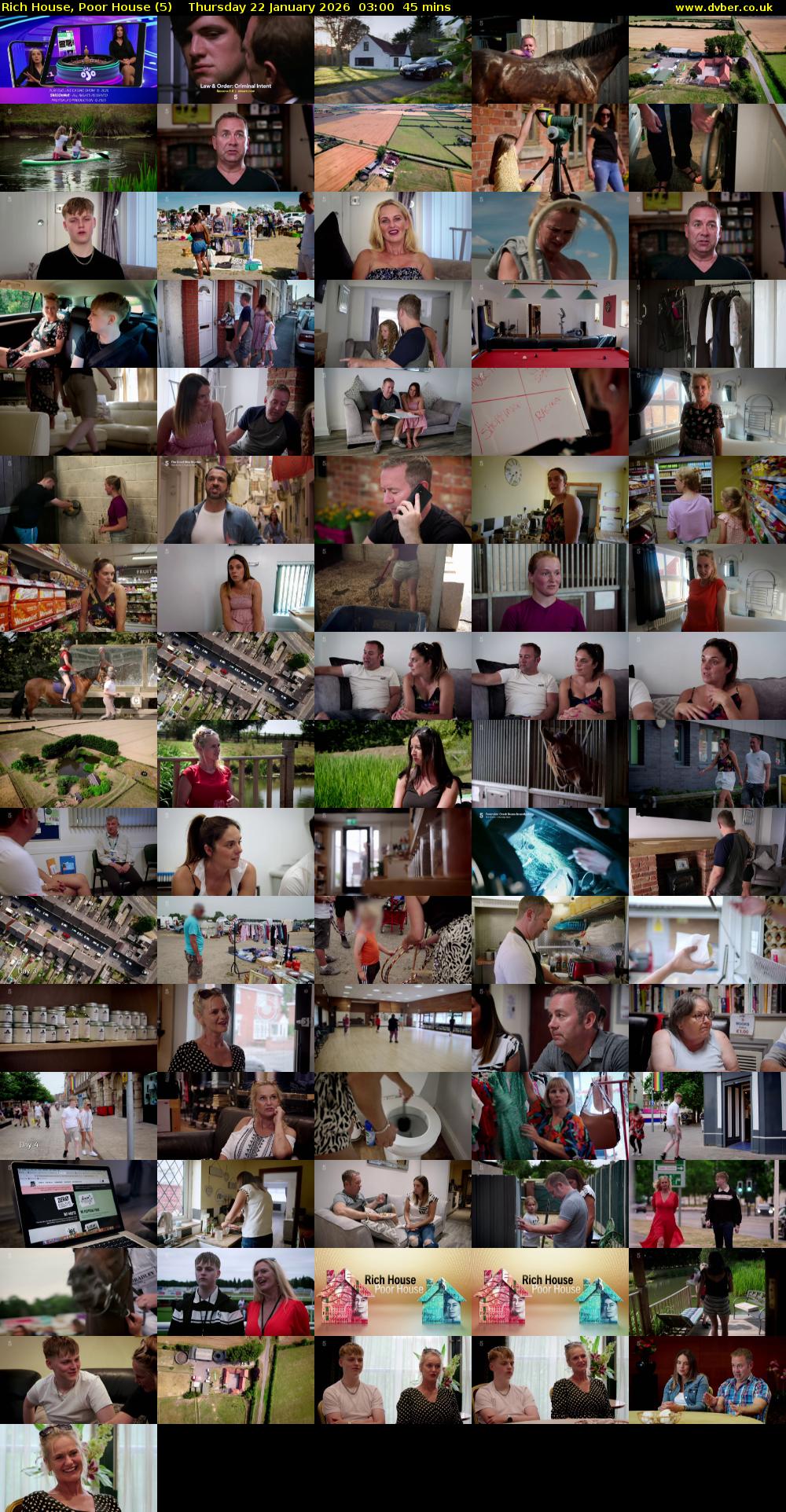 Rich House, Poor House (5) Thursday 22 January 2026 03:00 - 03:45
