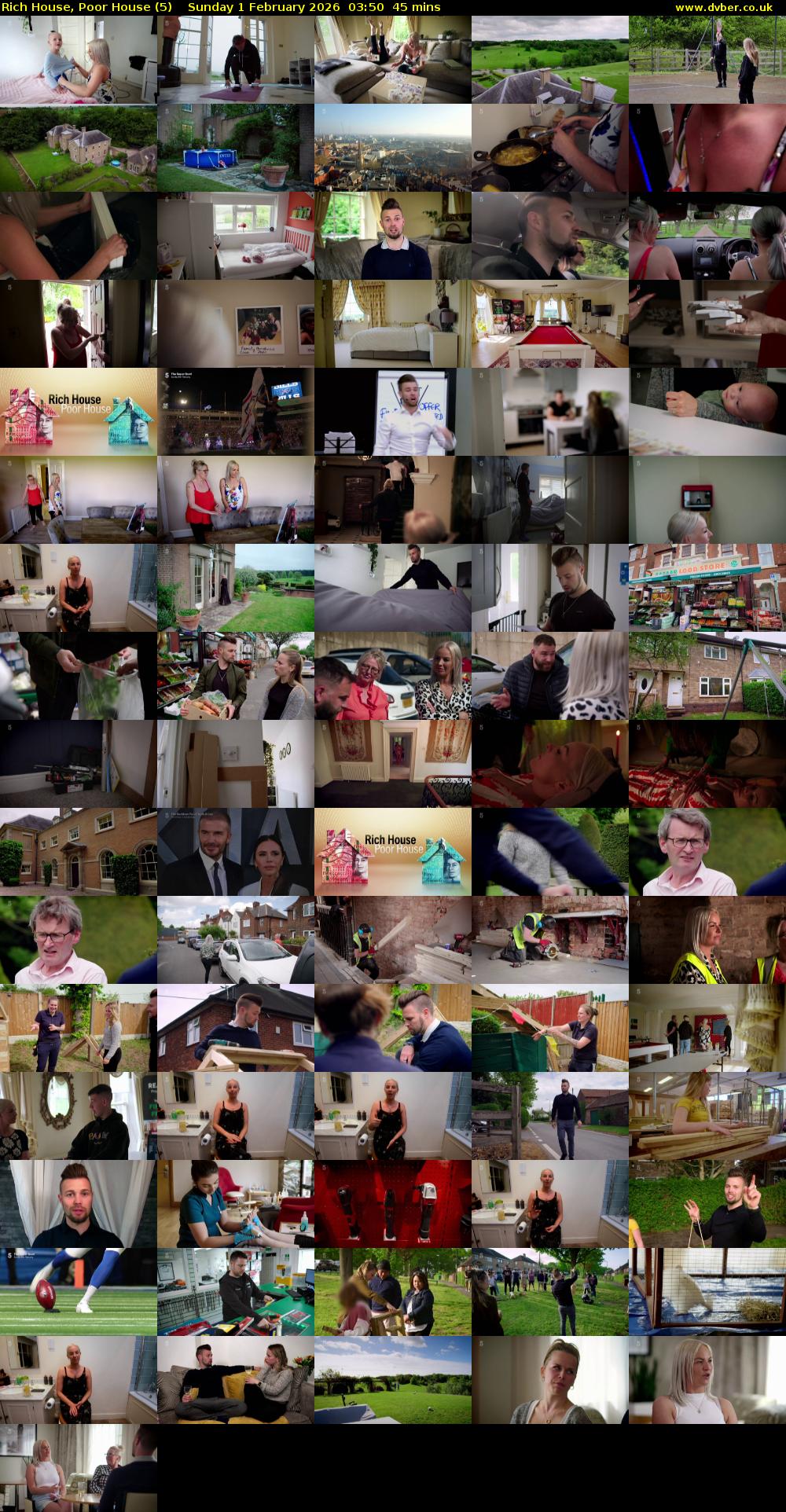 Rich House, Poor House (5) Sunday 1 February 2026 03:50 - 04:35