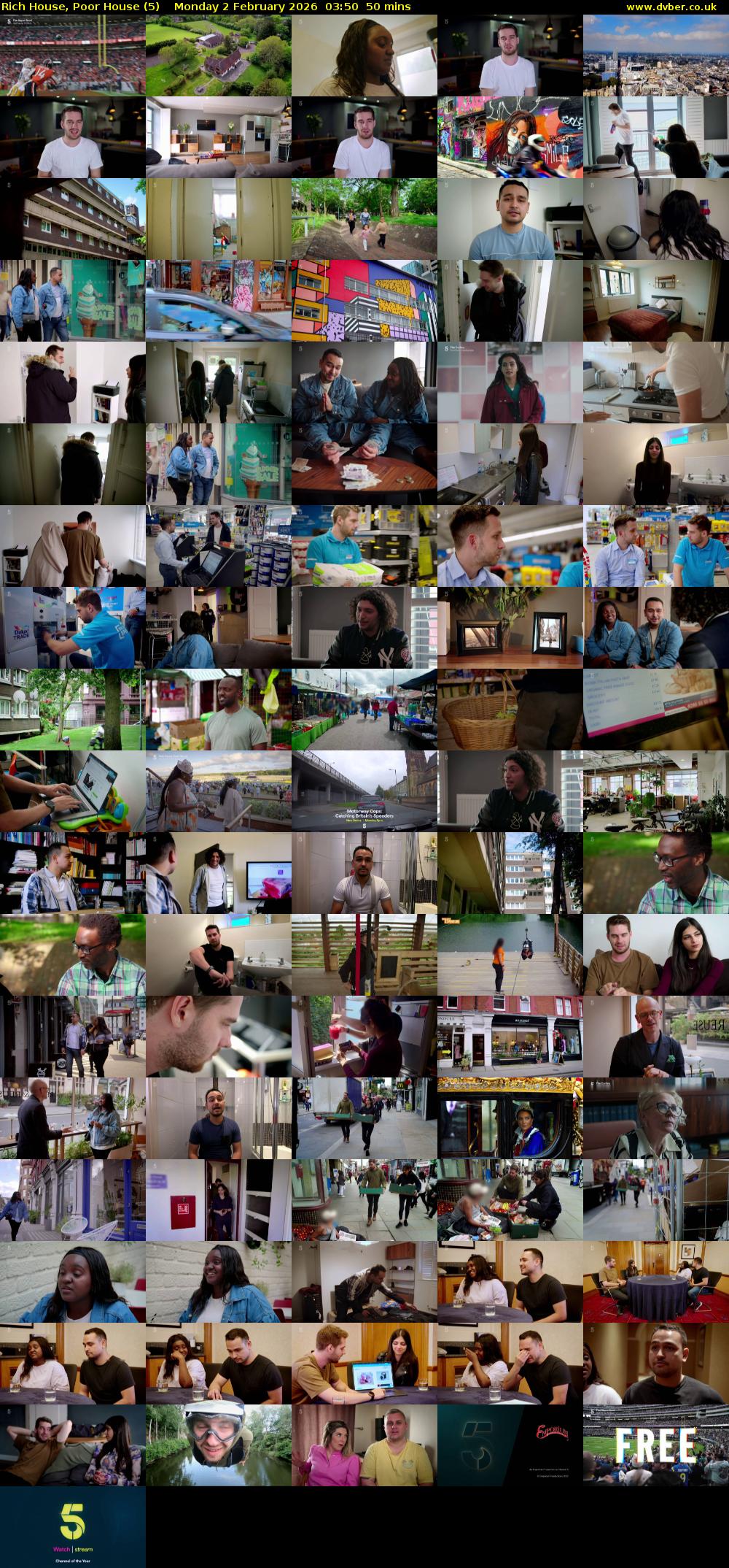 Rich House, Poor House (5) Monday 2 February 2026 03:50 - 04:40