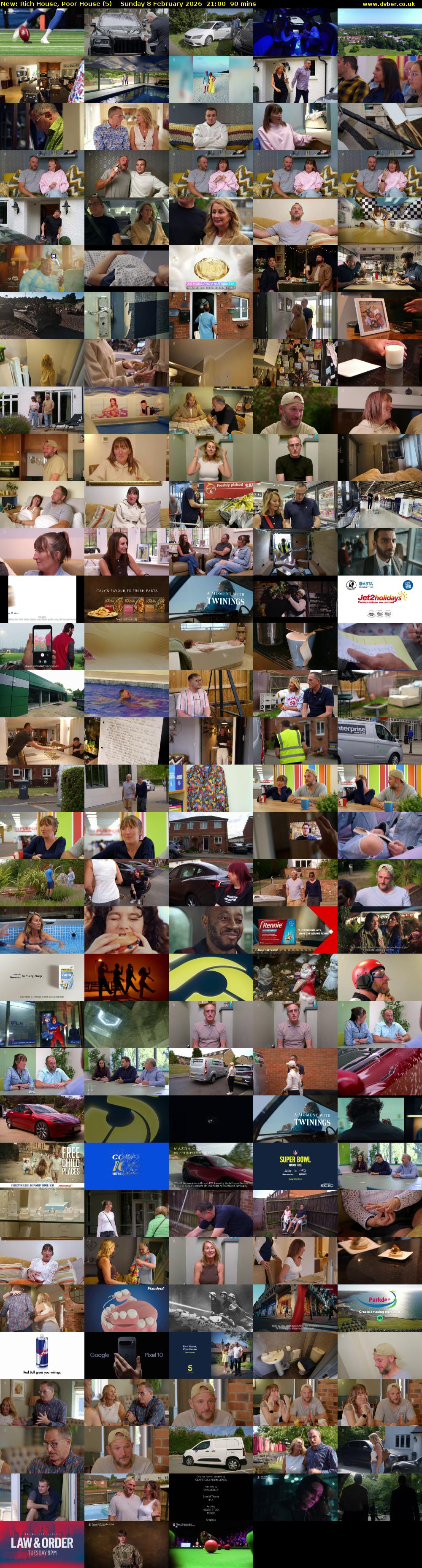 Rich House, Poor House (5) Sunday 8 February 2026 21:00 - 22:30