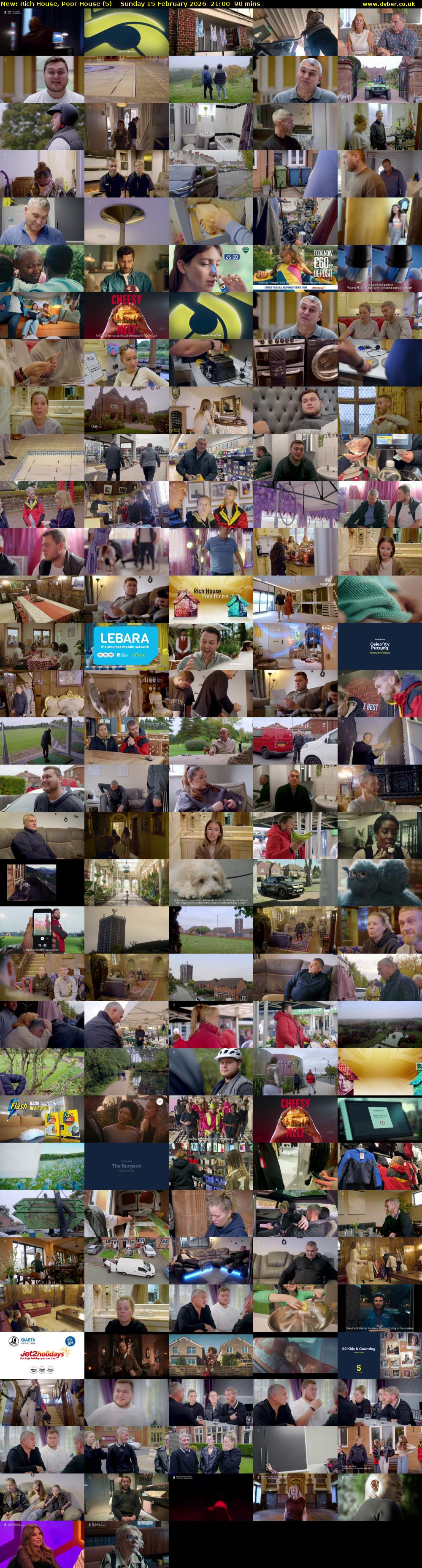 Rich House, Poor House (5) Sunday 15 February 2026 21:00 - 22:30