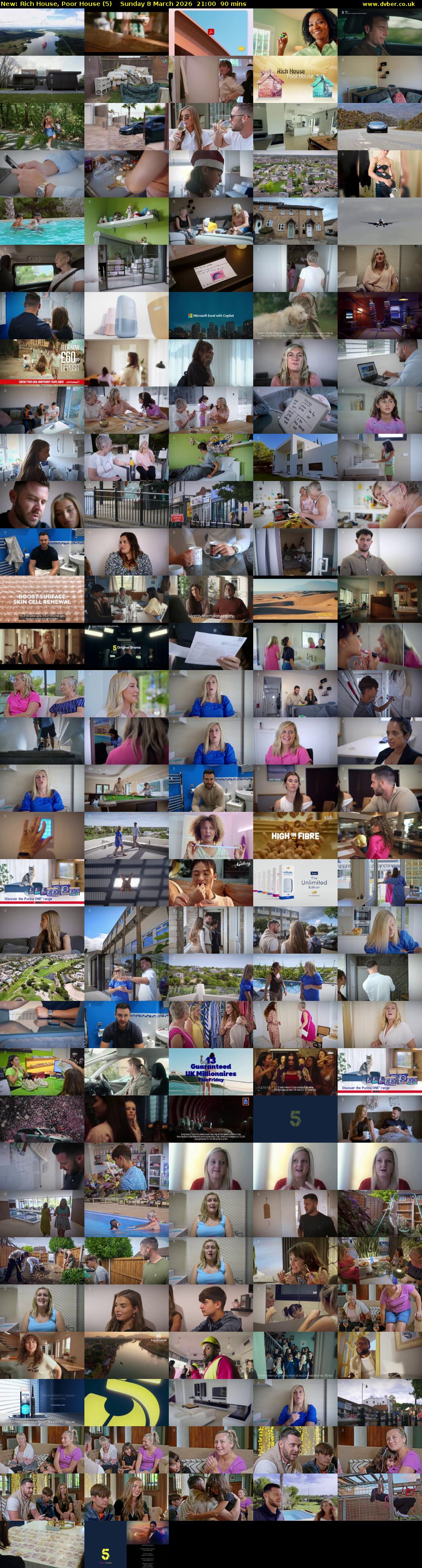 Rich House, Poor House (5) Sunday 8 March 2026 21:00 - 22:30