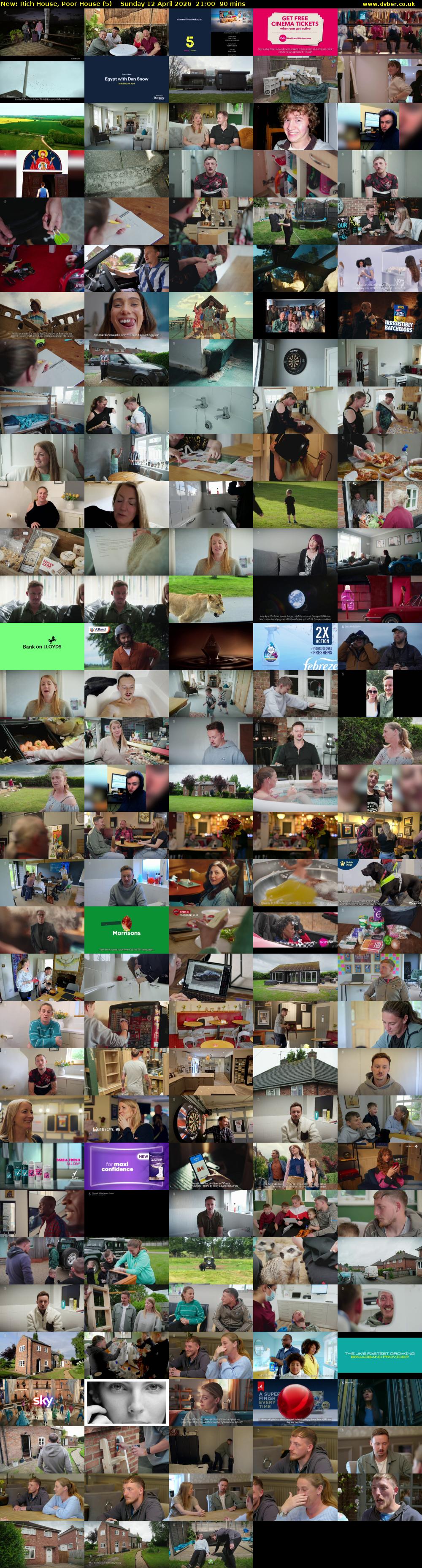 Rich House, Poor House (5) Sunday 12 April 2026 21:00 - 22:30