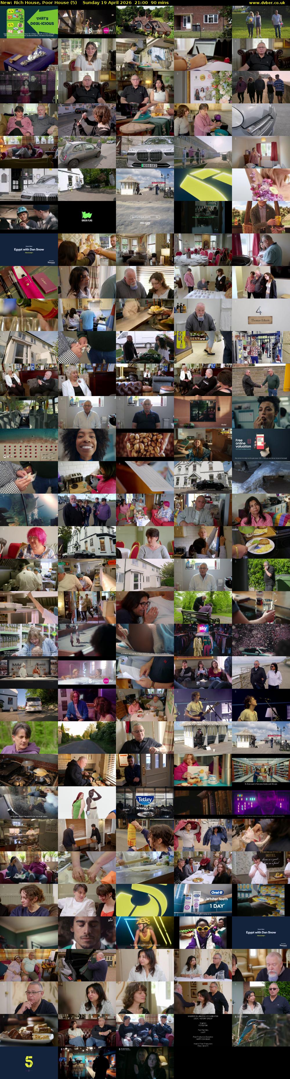 Rich House, Poor House (5) Sunday 19 April 2026 21:00 - 22:30