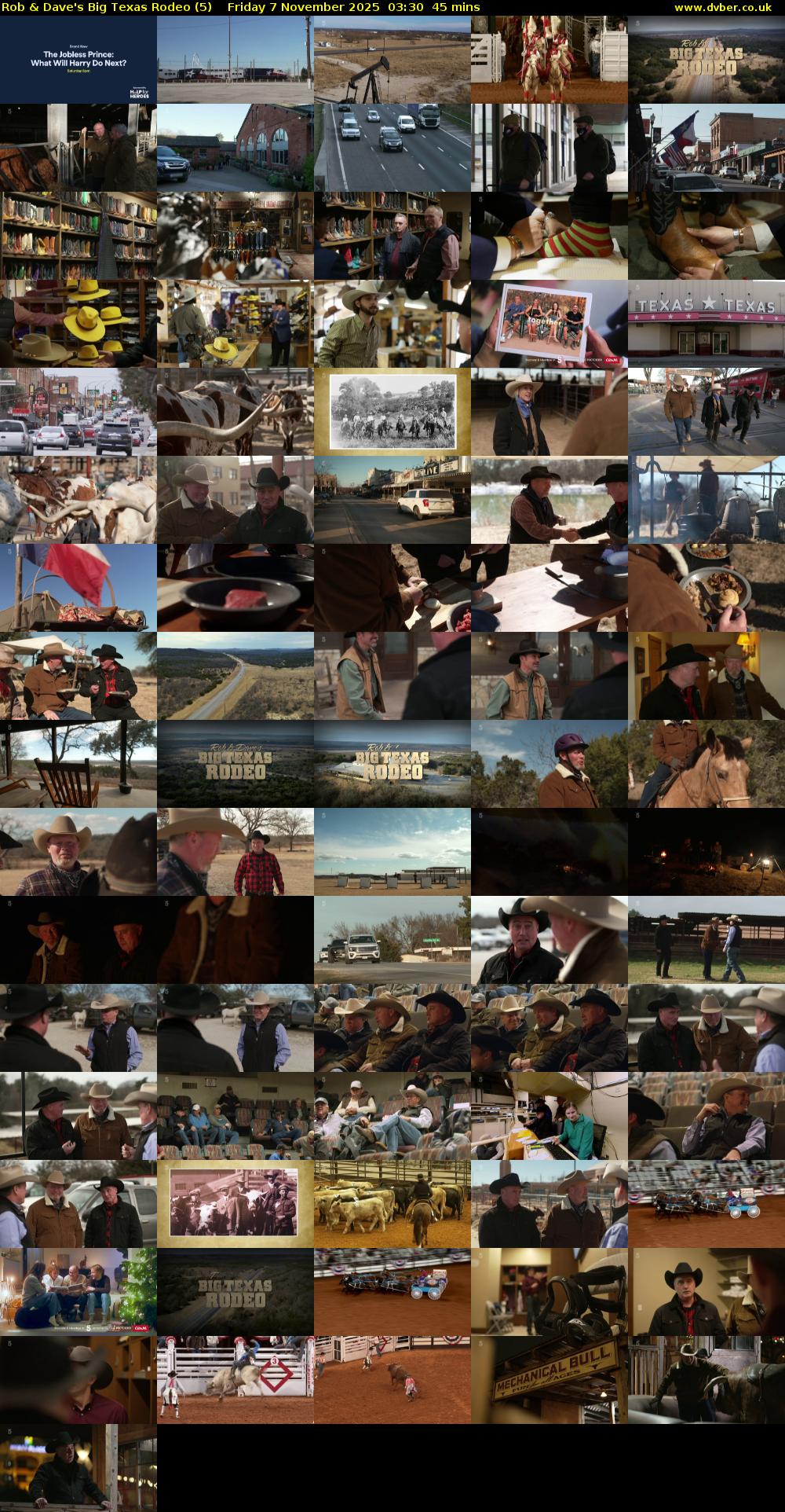 Rob & Dave's Big Texas Rodeo (5) Friday 7 November 2025 03:30 - 04:15