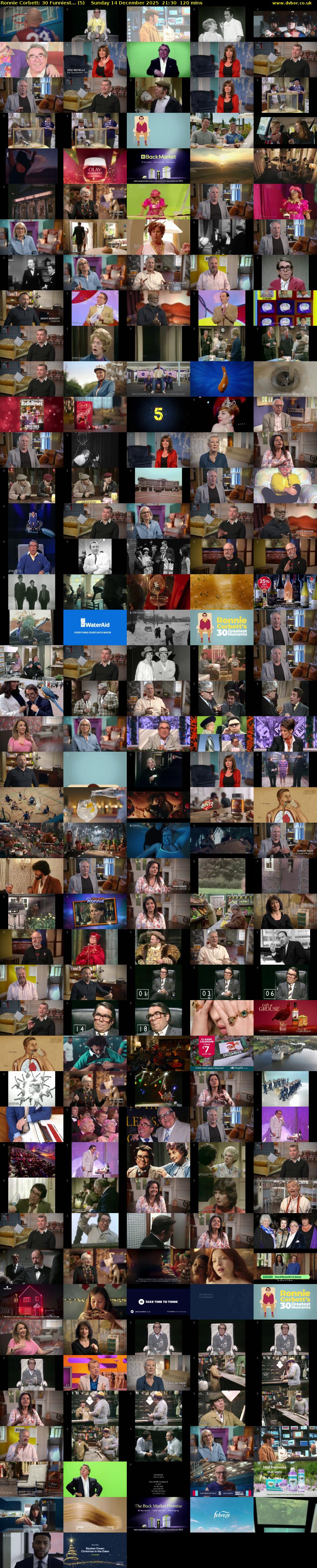 Ronnie Corbett: 30 Funniest... (5) Sunday 14 December 2025 21:30 - 23:30