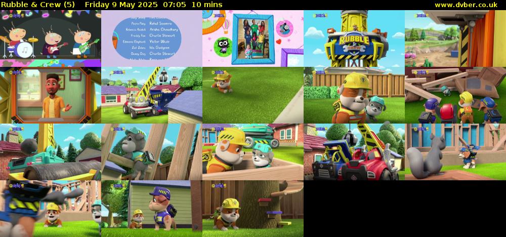 Rubble & Crew (5) Friday 9 May 2025 07:05 - 07:15