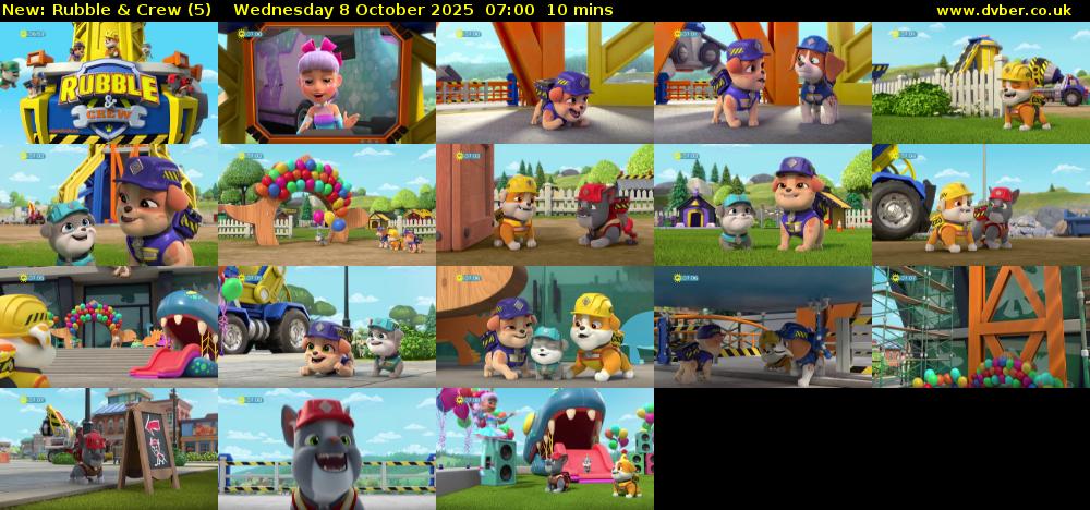 Rubble & Crew (5) Wednesday 8 October 2025 07:00 - 07:10