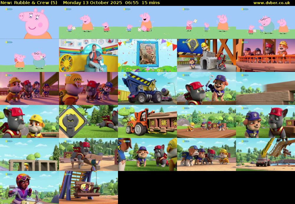 Rubble & Crew (5) Monday 13 October 2025 06:55 - 07:10