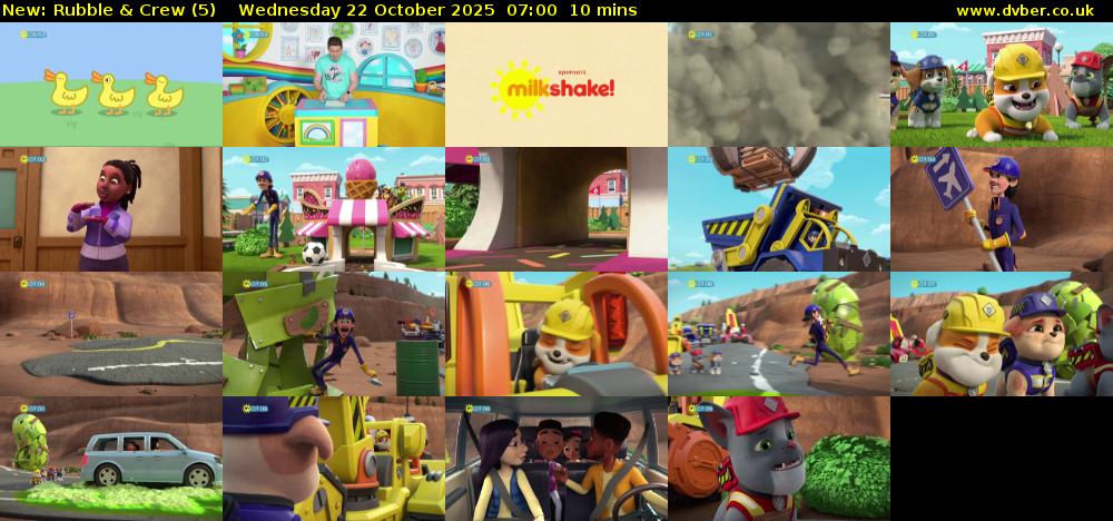 Rubble & Crew (5) Wednesday 22 October 2025 07:00 - 07:10