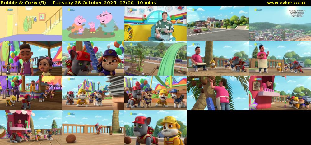 Rubble & Crew (5) Tuesday 28 October 2025 07:00 - 07:10