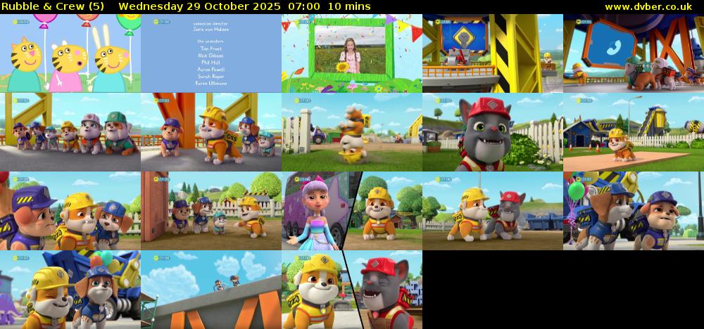 Rubble & Crew (5) Wednesday 29 October 2025 07:00 - 07:10