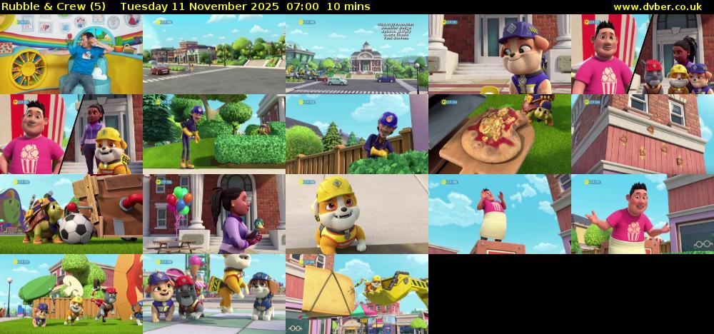 Rubble & Crew (5) Tuesday 11 November 2025 07:00 - 07:10