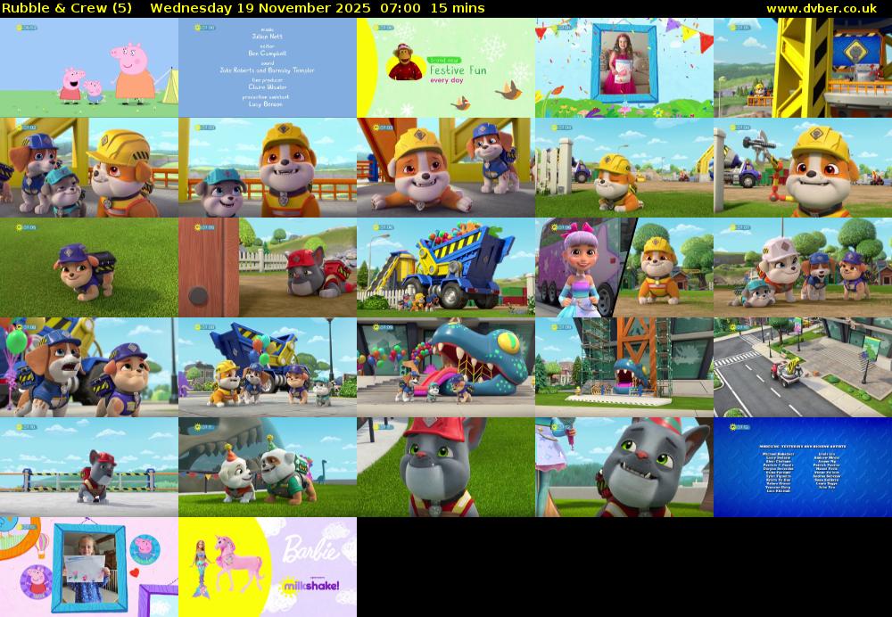Rubble & Crew (5) Wednesday 19 November 2025 07:00 - 07:15