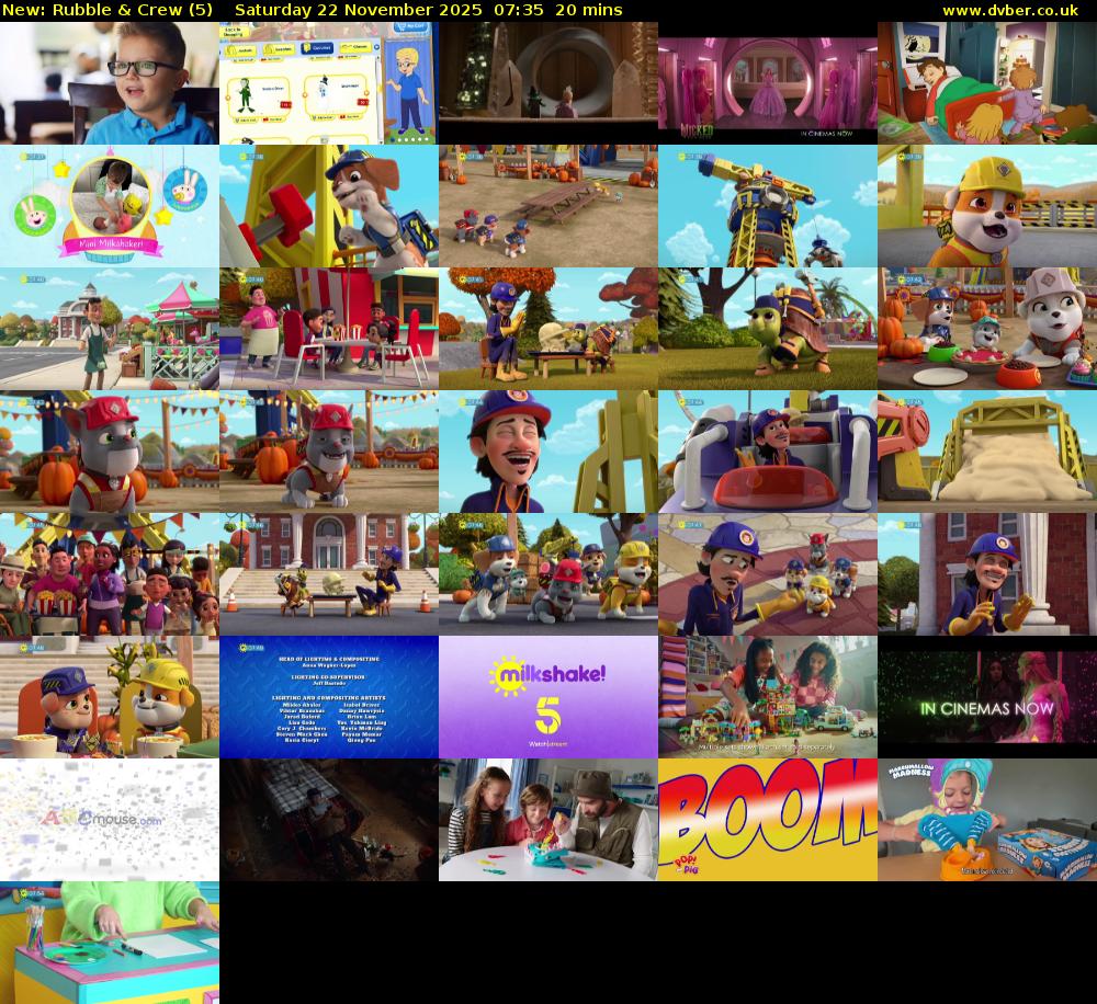 Rubble & Crew (5) Saturday 22 November 2025 07:35 - 07:55