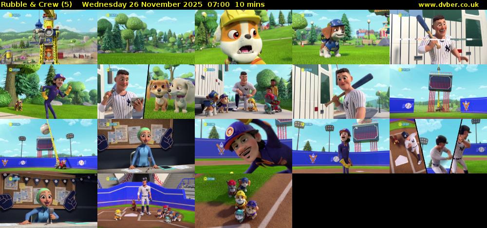 Rubble & Crew (5) Wednesday 26 November 2025 07:00 - 07:10