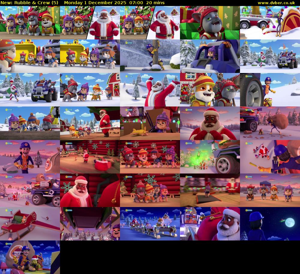 Rubble & Crew (5) Monday 1 December 2025 07:00 - 07:20