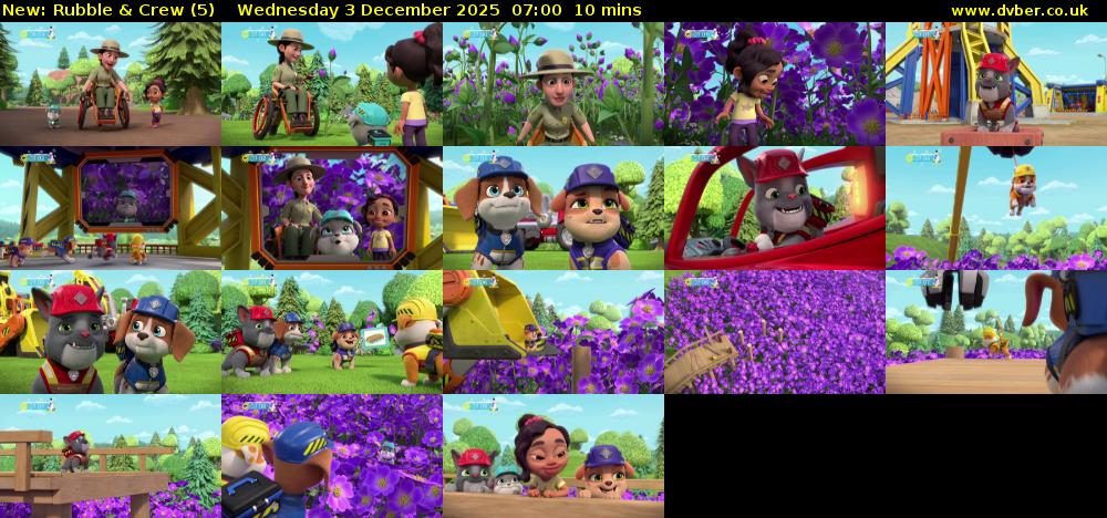 Rubble & Crew (5) Wednesday 3 December 2025 07:00 - 07:10