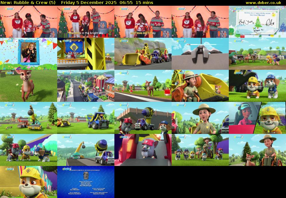 Rubble & Crew (5) Friday 5 December 2025 06:55 - 07:10