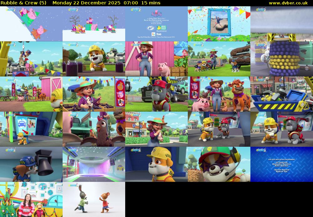 Rubble & Crew (5) Monday 22 December 2025 07:00 - 07:15