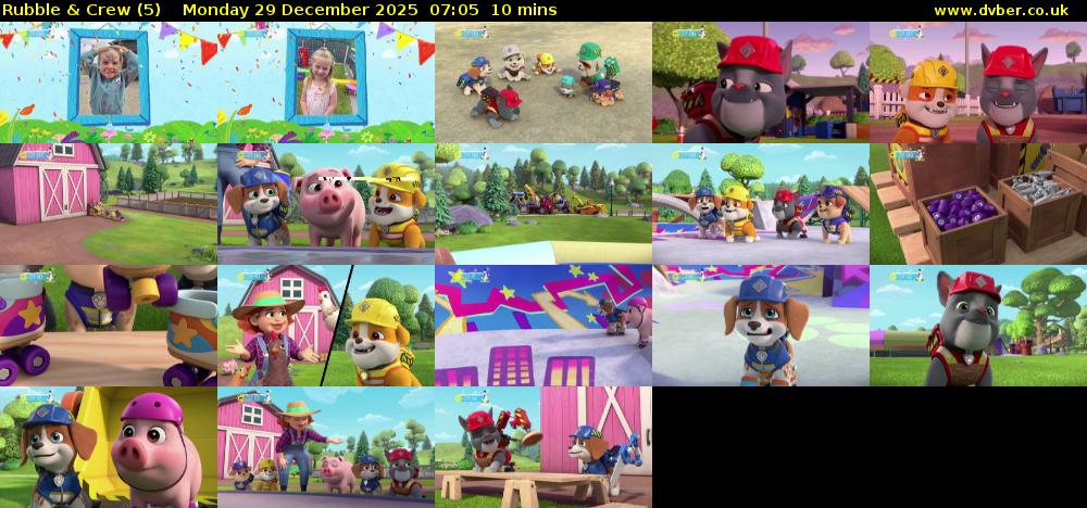 Rubble & Crew (5) Monday 29 December 2025 07:05 - 07:15