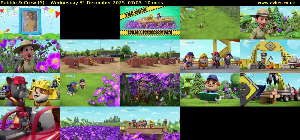 Rubble & Crew (5) Wednesday 31 December 2025 07:05 - 07:15
