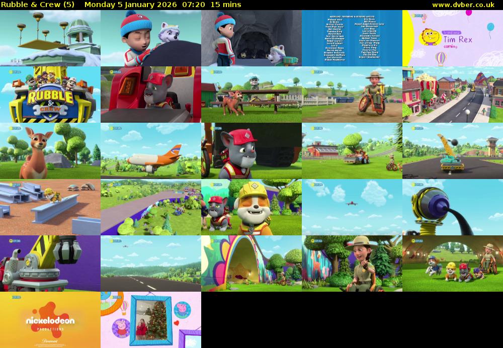 Rubble & Crew (5) Monday 5 January 2026 07:20 - 07:35