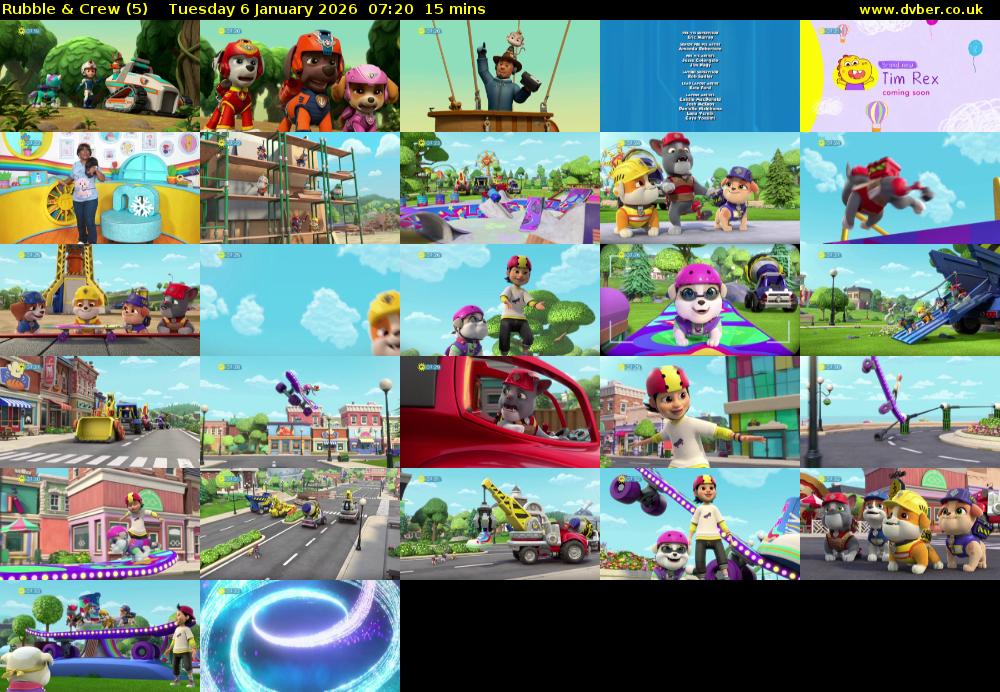 Rubble & Crew (5) Tuesday 6 January 2026 07:20 - 07:35