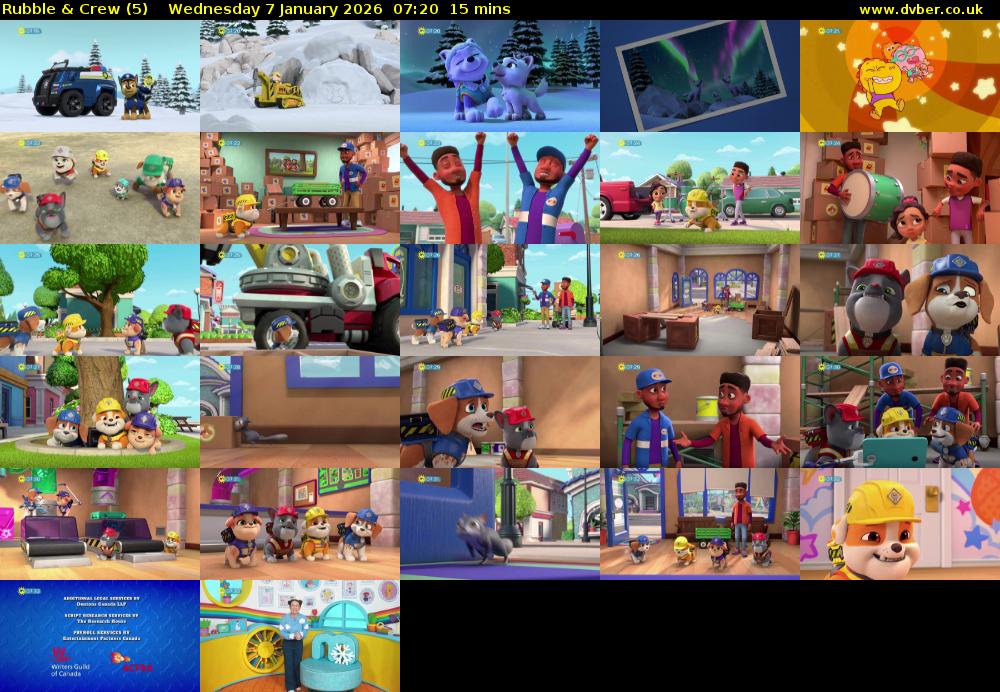 Rubble & Crew (5) Wednesday 7 January 2026 07:20 - 07:35